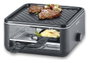 Severin Parrilla Raclette RG2360 para 4 personas, Negro