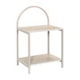 Home Deco Factory Mesita de Noche Terra Nova MDF y Hierro 40x30x63 cm