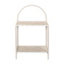 Home Deco Factory Mesita de Noche Terra Nova MDF y Hierro 40x30x63 cm
