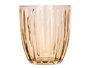 Vivalto Vaso Agua Rayas 300ml Ámbar 8.5x9.5x8.5 cm (Set de 24)