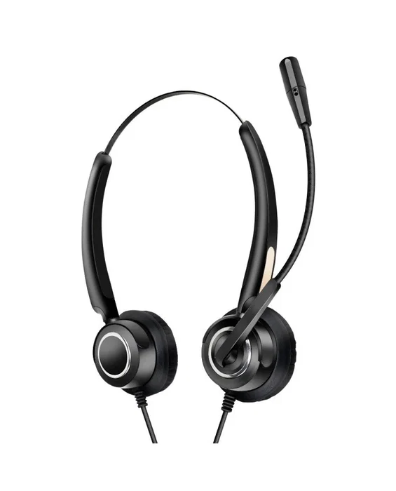 Urban Factory Auriculares USB con Control Remoto Negro