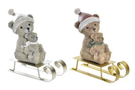 DKD Home Decor Figura de Resina Oso Surtido de 2 Unidades