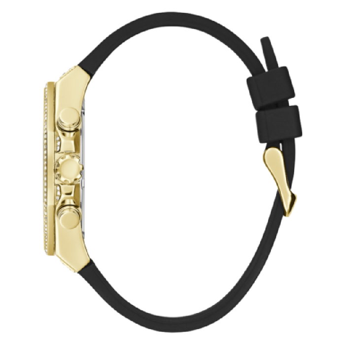 Guess GW0518G2 con correa de silicona negra y caja dorada
