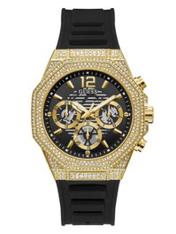 Guess GW0518G2 con correa de silicona negra y caja dorada