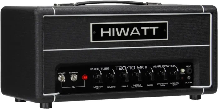 HIWATT T20/10 Cabezal de Guitarra a Válvulas - 20W / 10W, 2 Canales, Reverb