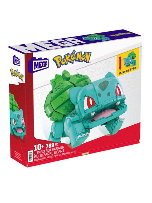 Mattel Mega Construx Pokémon - Figura Jumbo de Bulbasaur Animada para Construir con Mecanismos y Expositor Mattel Mega Construx Pokémon - Figura Jumbo de Bulbasaur Animada para Construir con Mecanismos y Expositor