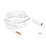 DeLOCK Cable de audio 3,5 mm Macho a Hembra de 5 m