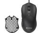Sandberg FlexCover 6D Gamer Mouse Ratón Óptico 12800 DPI con Luces LED RGB y Cubierta Intercambiable para Gaming