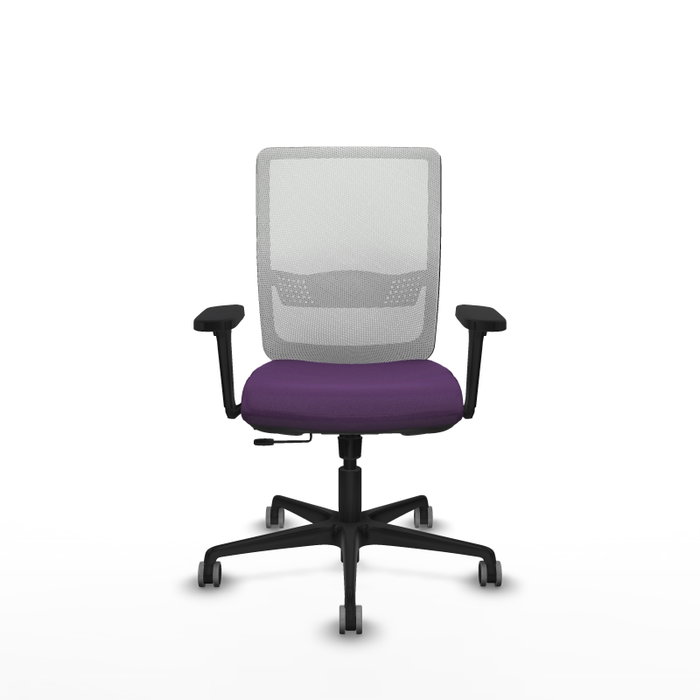 PIQUERAS Y CRESPO Silla de oficina Haches Morado y Blanco PIQUERAS Y CRESPO Silla de oficina Haches Morado y Blanco