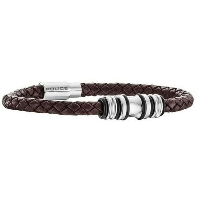 Pulsera Hombre Police PJ25488BLC02A Cuero 19 cm Pulsera Hombre Police PJ25488BLC02A Cuero 19 cm