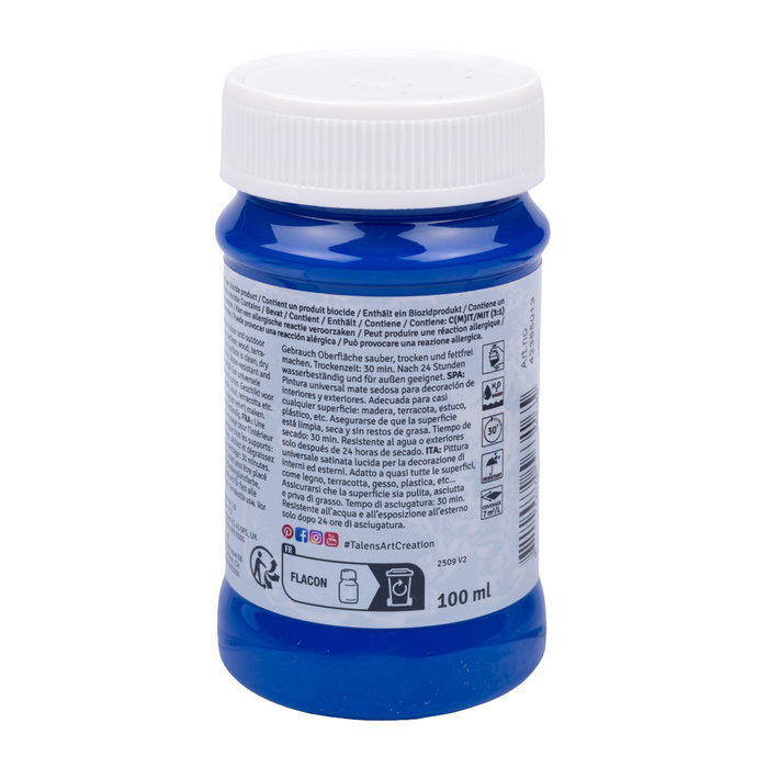 Talens Art Creation TAC INT/EXT 100ML Azul Real