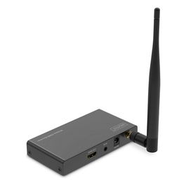 Digitus DS-55346 Receptor HDMI Inalámbrico, 100m, Resolución 1920 x 1080 Pixeles, Negro
