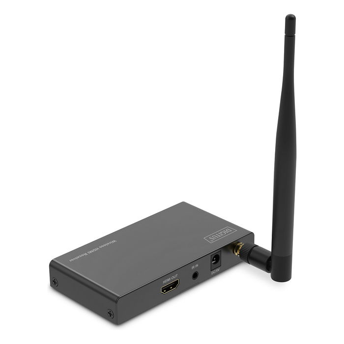 Digitus DS-55346 Receptor HDMI Inalámbrico, 100m, Resolución 1920 x 1080 Pixeles, Negro Digitus DS-55346 Receptor HDMI Inalámbrico, 100m, Resolución 1920 x 1080 Pixeles, Negro