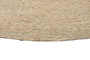 DKD Home Decor Alfombra de Fibra Trenzada Marrón Natural 120x120x0,5 cm
