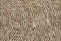 DKD Home Decor Alfombra de Fibra Trenzada Marrón Natural 120x120x0,5 cm