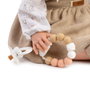 Muñecas Guca Muñeca Reborn Ginebra 42 cm con Pelo Natural Vestido Beige y Accesorios