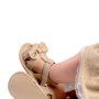 Muñecas Guca Muñeca Reborn Ginebra 42 cm con Pelo Natural Vestido Beige y Accesorios