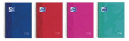 Bloc Oxford School Eu.Book 10 Classic Micro.Tapa Extra A4+ 150H Cuadric.5X5 90G Surtido Vivos (4 Col.) (Set de 5)