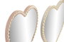 DKD Home Decor Espejo de MDF Colección Perla Surtido de 2 Colores