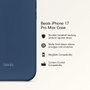 Apple Funda para iPhone 17 Pro Max 6.9 Pulgadas Azul mgjg4ll/a