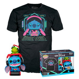 FUNKO Set figura POP & Tee Disney Stitch Gamer Stitch with Frog