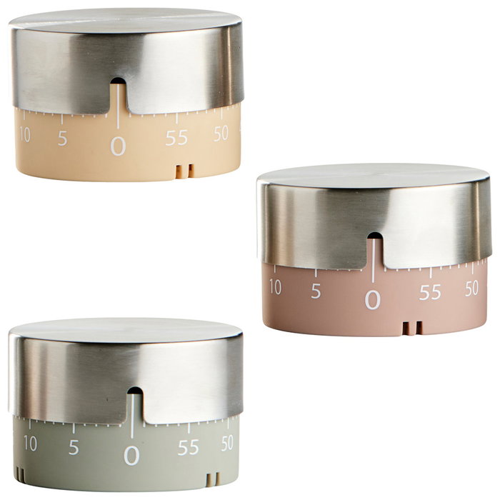 Day Temporizador de Cocina 60 Minutos - Temporizador Mecánico Analógico, Cuerpo Metálico - 6x6 cm Day Temporizador de Cocina 60 Minutos - Temporizador Mecánico Analógico, Cuerpo Metálico - 6x6 cm