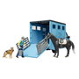 Bruder Mercedes Benz Sprinter Transporte Equino para 1 Caballo 43x17x22 cm