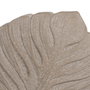 Jarrón Hojas Gris Cerámica Decoración 31 X 30 cm