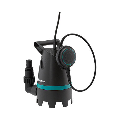 Gardena Bomba Sumergible para Aguas Sucias 10500, 10500 l/h, 400 W, Prof. 7m, Cable 10m, Partículas 2.5 cm, Negro/Azul Gardena Bomba Sumergible para Aguas Sucias 10500, 10500 l/h, 400 W, Prof. 7m, Cable 10m, Partículas 2.5 cm, Negro/Azul