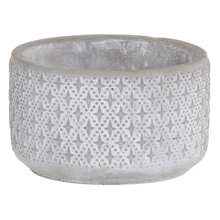 Ixia Macetero de Cemento para Decoración 14 x 4 x 8,50 cm Ixia Macetero de Cemento para Decoración 14 x 4 x 8,50 cm