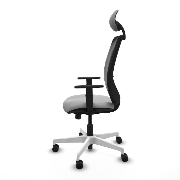PIQUERAS Y CRESPO Silla de oficina Zulema con mecanismo Sincro/Traslack, Gris claro y Negro PIQUERAS Y CRESPO Silla de oficina Zulema con mecanismo Sincro/Traslack, Gris claro y Negro