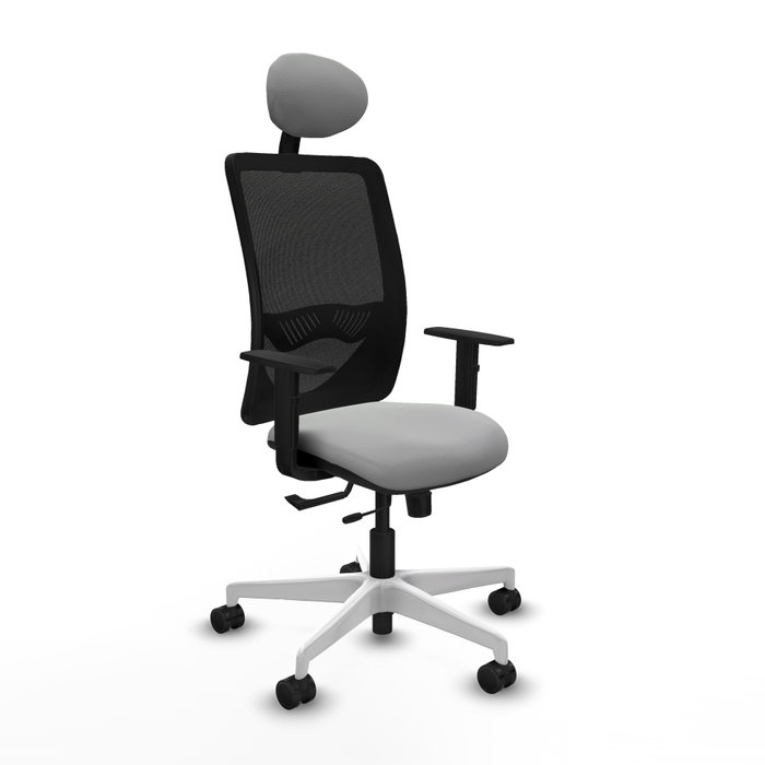 PIQUERAS Y CRESPO Silla de oficina Zulema con mecanismo Sincro/Traslack, Gris claro y Negro PIQUERAS Y CRESPO Silla de oficina Zulema con mecanismo Sincro/Traslack, Gris claro y Negro