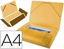 Liderpapel Carpeta Portadocumentos Serie Frosty Naranja Din A4