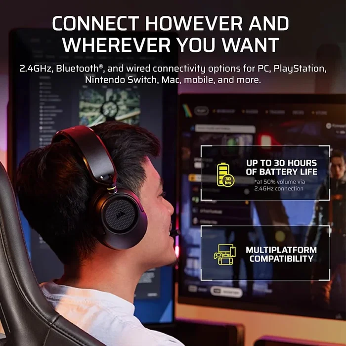 Corsair HS35 v3 Wireless Negro