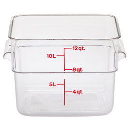 CAMBRO Recipiente cuadrado 1,9 L Transparente
