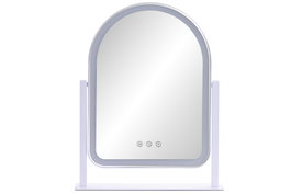 DKD Home Decor Espejo LED Cristal 35x7x44 Táctil Blanco