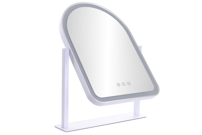 DKD Home Decor Espejo LED Cristal 35x7x44 Táctil Blanco DKD Home Decor Espejo LED Cristal 35x7x44 Táctil Blanco