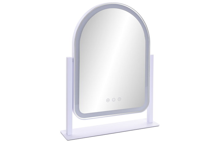 DKD Home Decor Espejo LED Cristal 35x7x44 Táctil Blanco DKD Home Decor Espejo LED Cristal 35x7x44 Táctil Blanco