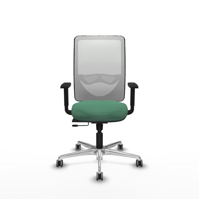 PIQUERAS Y CRESPO Silla de oficina Zulema Verde esmeralda y Blanco PIQUERAS Y CRESPO Silla de oficina Zulema Verde esmeralda y Blanco
