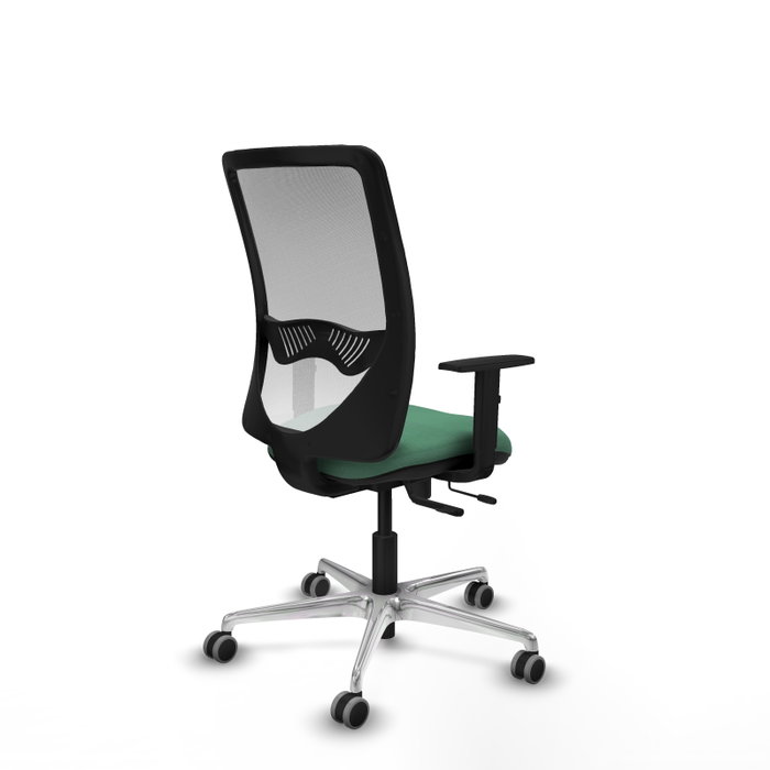 PIQUERAS Y CRESPO Silla de oficina Zulema Verde esmeralda y Blanco PIQUERAS Y CRESPO Silla de oficina Zulema Verde esmeralda y Blanco