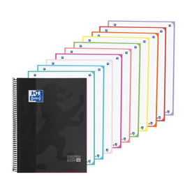 OXFORD Pack de 5 cuadernos espiral Ebook10 XL A4+ negro