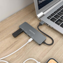 Aisens Hub USB 3.2 Gen2 10Gbps (2x USB-A y 2x USB-C) Gris