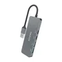 Aisens Hub USB 3.2 Gen2 10G con 2x USB-A y 2x USB-C, Gris