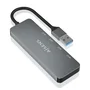 Aisens Hub USB 3.2 Gen2 10G con 2x USB-A y 2x USB-C, Gris