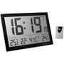 Tfa 60.4510.01 Reloj de pared radiocontrolado con indicador de temperatura