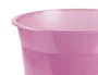 Liderpapel Papelera de Plástico Rosa Translúcido 13 Litros 275x285 mm