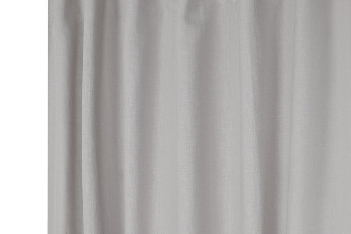 DKD Home Decor Cortina Cottage Gris Claro Lino 260 x 140 cm (2 Unidades)