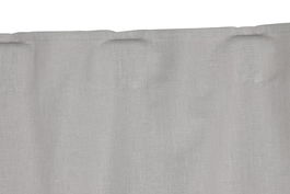 DKD Home Decor Cortina Cottage Gris Claro Lino 260 x 140 cm (2 Unidades)
