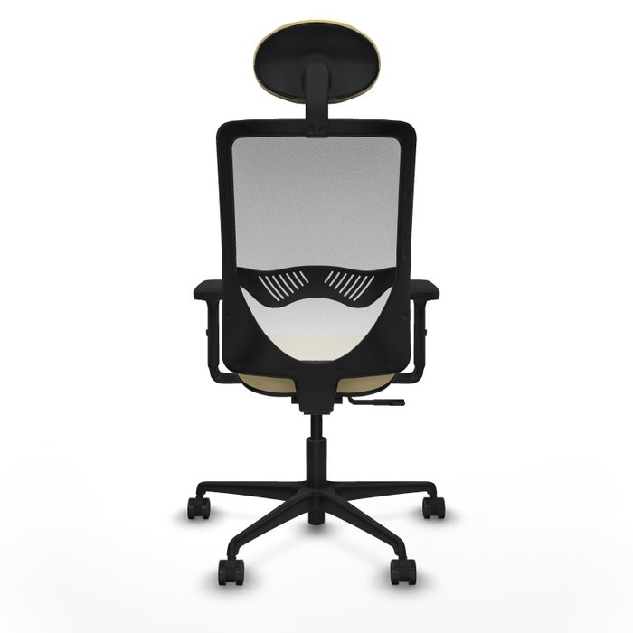 PIQUERAS Y CRESPO Silla de oficina Zulema con mecanismo Sincro, Crema y Blanco PIQUERAS Y CRESPO Silla de oficina Zulema con mecanismo Sincro, Crema y Blanco