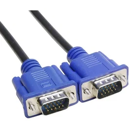 Genérico - Cable VGA Macho Macho 1.8m / 180cm HD15 Negro para Monitor, Proyector, TV - Ferrita, Chapado Oro